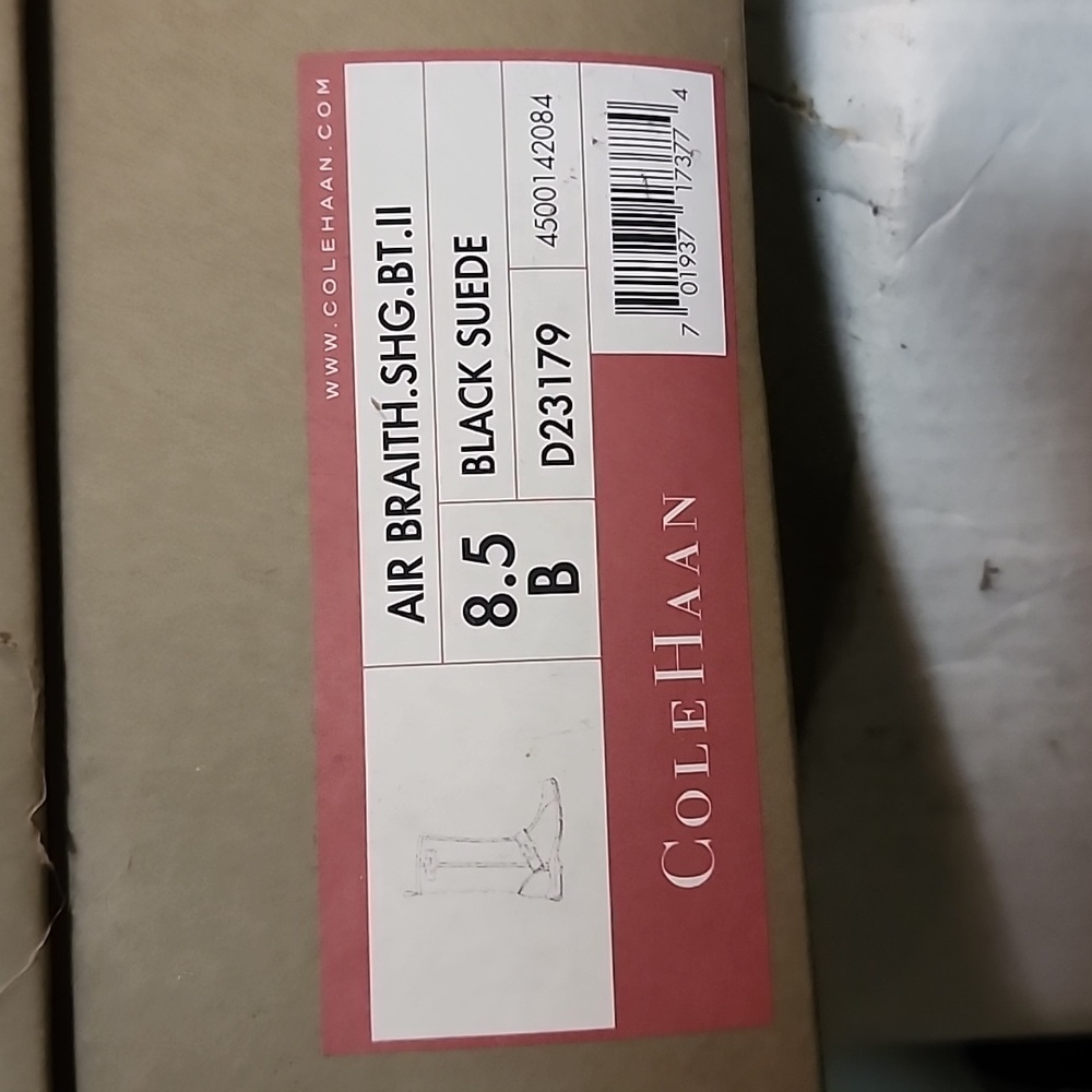 Cole Haan waterproof suede boots 8.5
